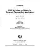 Cover for IEEE Workshop on Fpgas for Custom Computing Machines