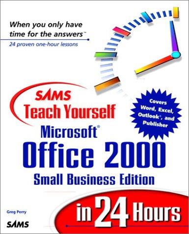 Cover for SAMS teach yourself Microsoft Office 2000 small business edition in 24 hours