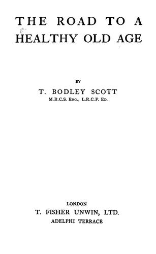 Cover for The road to a healthy old age
