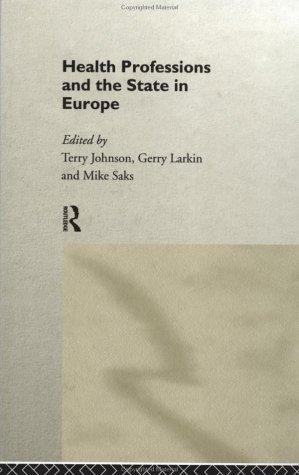 Cover for Health professions and the state in Europe