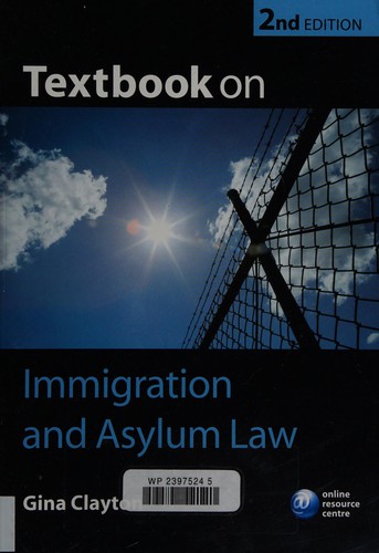 Cover for Textbook on immigration and asylum law