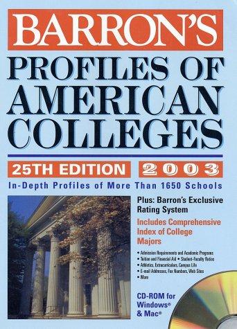 Cover for Profiles of American Colleges with CD-ROM (2003 Edition)