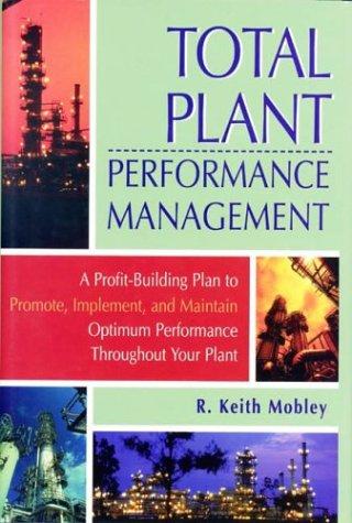 Cover for Total plant performance management