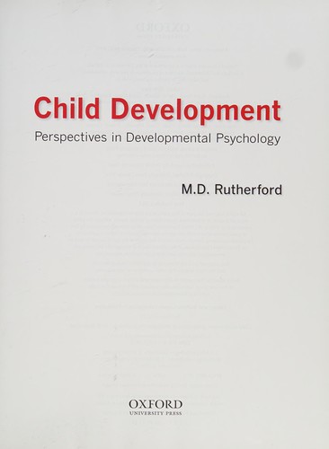 Cover for Child development