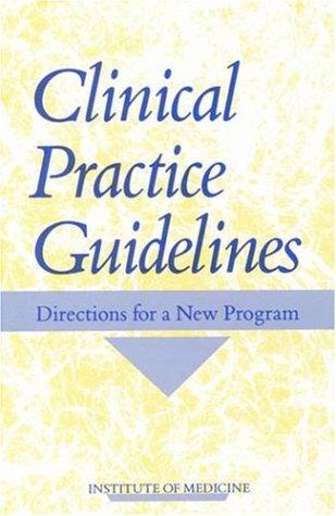 Cover for Clinical practice guidelines