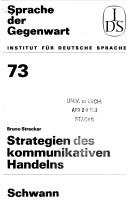 Cover for Strategien des kommunikativen Handelns
