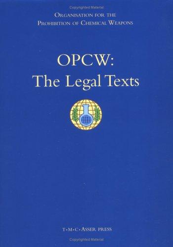 Cover for OPCW:The Legal Texts