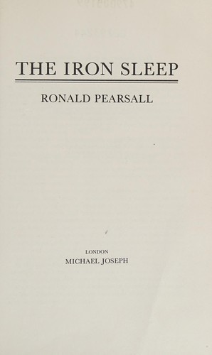 Cover for The iron sleep