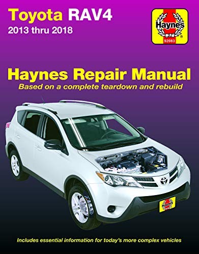 Cover for Toyota Rav4 2013 Thru 2018 Haynes Repair Manual