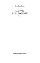 Cover for La città e gli inganni