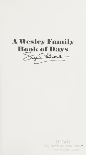 Cover for A Wesley family book of days