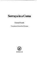 Cover for Sorraya in a Coma (Zed New Fiction)