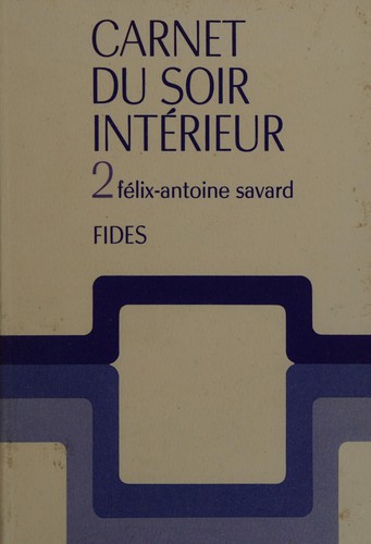 Cover for Carnet du soir intérieur.
