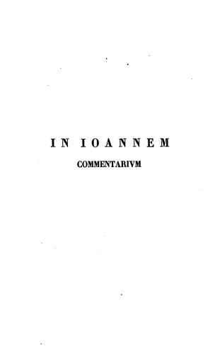 Cover for Francisci Xaverii Patritii ... In Ioannem commentarium