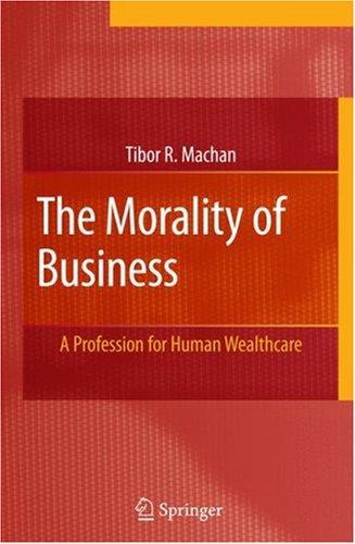 Cover for The Morality of Business