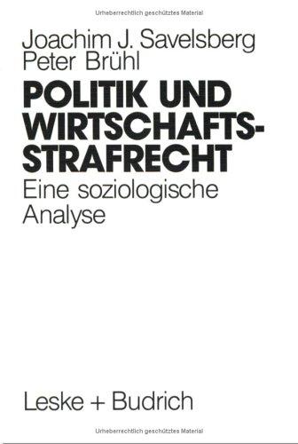 Cover for Politik und Wirtschaftsstrafrecht