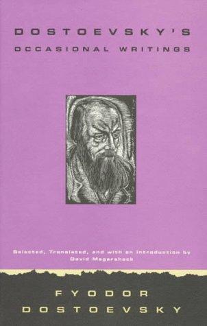 Cover for Dostoevsky's occasional writings