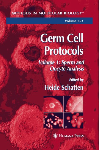 Cover for Germ cell protocols