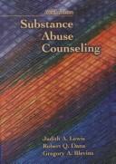 Cover for Substance Abuse Counseling