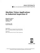 Cover for Machine vision applications in industrial inspection II