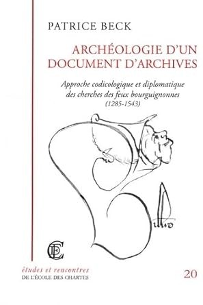 Cover for Archéologie d'un document d'archives