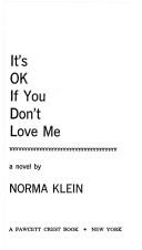 Cover for It's OK if You Don't Love Me