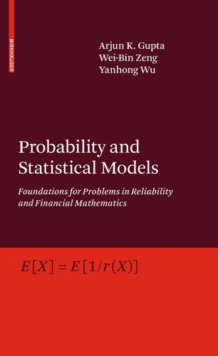 Cover for Probability and statistical models