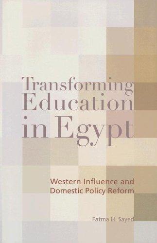 Cover for Transforming Education In Egypt
