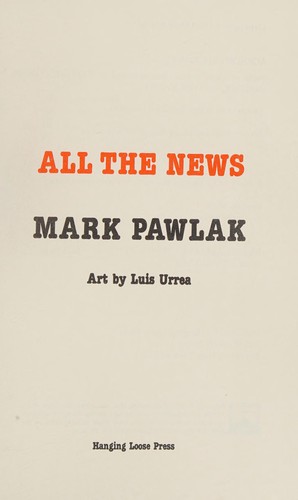 Cover for All the news