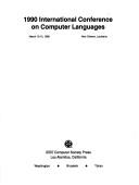 Cover for 1990 International Conference on Computer Languages, March 12-15, 1990, New Orleans, Louisiana