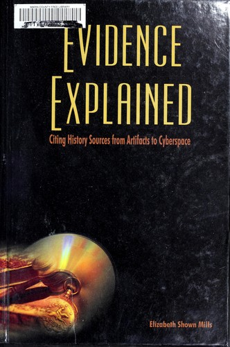 Cover for Evidence explained
