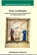 Cover for Textus im Mittelalter