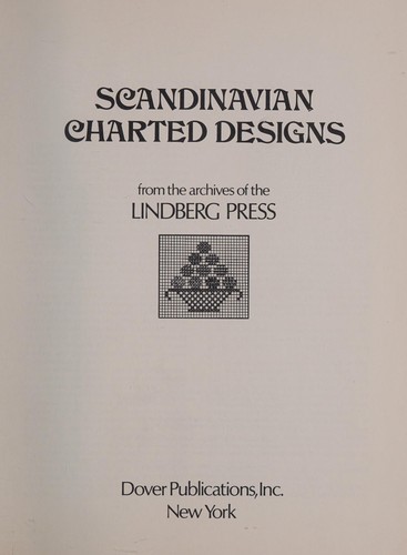 Cover for Scandinavian charted designs from the archives of the Lindberg Press.