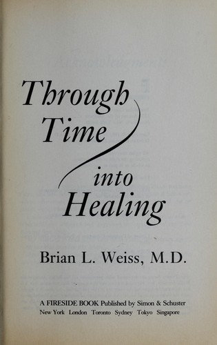 Cover for Through time into healing