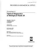 Cover for Proceedings of optical diagnostics of biological fluids III