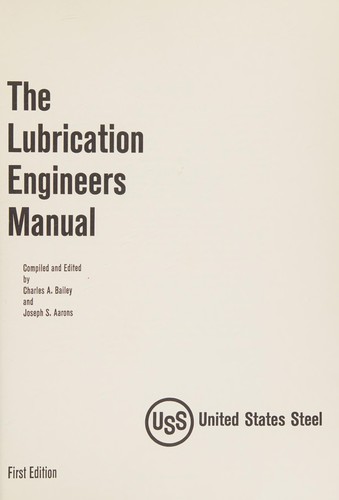Cover for The lubrication engineers manual