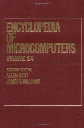 Cover for Encyclopedia of Microcomputers: Volume 24 - Supplement 3