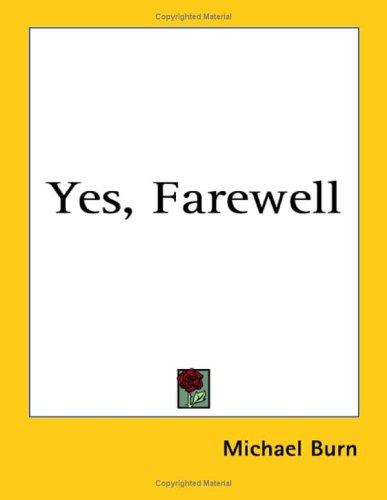 Cover for Yes, Farewell