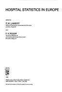 Cover for Hospital statistics in Europe