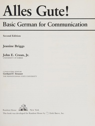 Cover for Alles Gute!