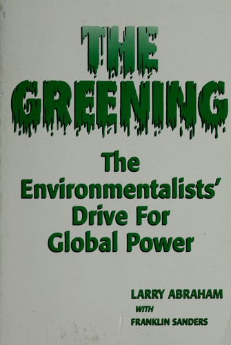 Cover for The greening