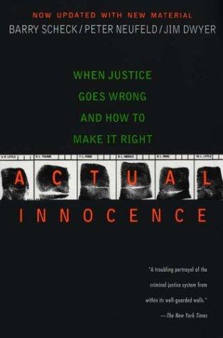 Cover for Actual innocence
