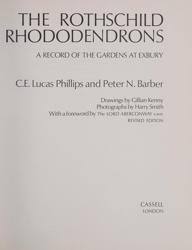 Cover for The Rothschild rhododendrons