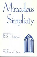 Cover for Miraculous simplicity