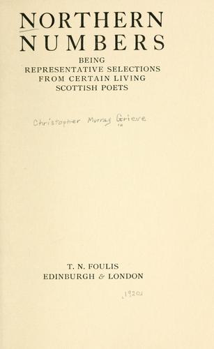 Cover for Northern numbers