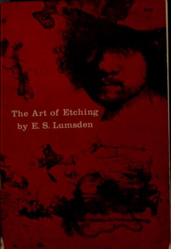 Cover for The art of etching