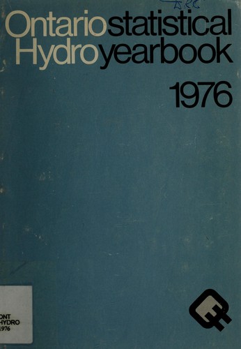 Cover for ONTARIO HYDRO STATISTICAL YEARBOOK