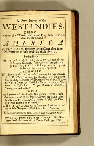 Cover for A new survey of the West-Indies