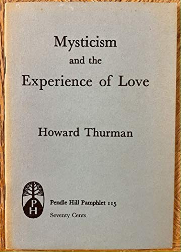 Cover for Mysticism and the Experience of Love