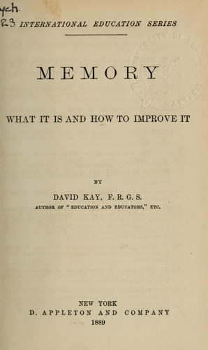 Cover for Memory
